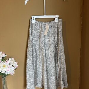 Sienna Sky Black and White Midi Skirt